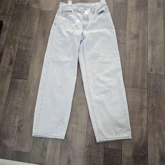 Baggy Dad Levis jeans in light Sugar color size 25 - Picture 2 of 16